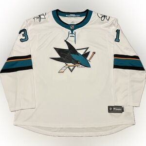 San Jose Sharks Martin Jones Fanatics Breakaway Away NHL Hockey Jersey Size 4XL
